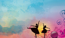 舞蹈唯美背景图,绘就唯美视觉盛宴