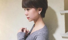露耳短发图片